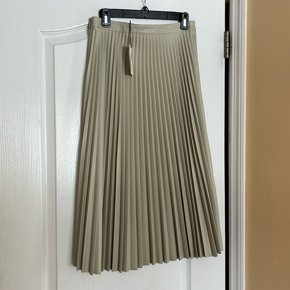 Proenza Schouler Faux leather pleated skirt